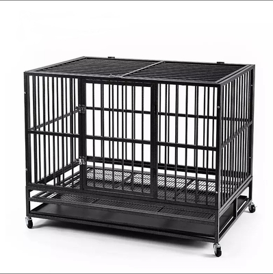 黒 38 インチ 重用ペットケージ 大型・中型犬 スタイリッシュなデザイン