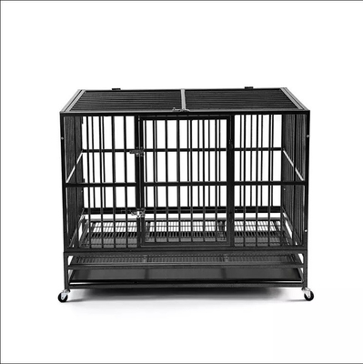 黒 38 インチ 重用ペットケージ 大型・中型犬 スタイリッシュなデザイン