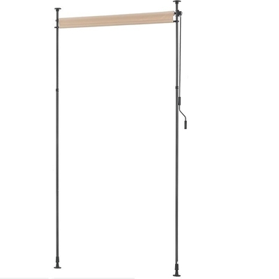 粉末で覆われた 200x270cm 垂直 オーヤング バランコニーガーデン用 防水灰色布