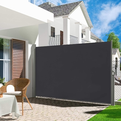 180x300cm 引き下げられるサイドアウイングシェード パティオ ガーデンテラス 防日・防水
