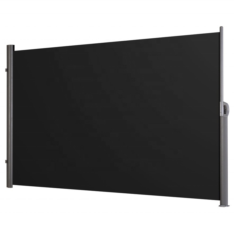 ベージュ サイド マルキス 拡張性 160/180/200x300cm バルコニー テラス 庭園 透明 サイド ローラー ブラインド 風車窓